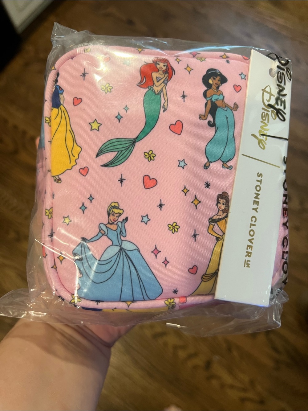 💗SOLD🌸Stoney Clover Lane Disney Princess Pink Cosmetic Case